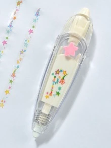 1入組星星圖案裝飾修正帶 - 彩色 - 查看 1