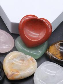 1入組隨機色時尚愛心設計鬆動寶石適合女士DIY首飾製作 - 彩色 - 查看 6