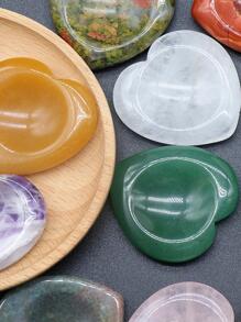 1入組隨機色時尚愛心設計鬆動寶石適合女士DIY首飾製作 - 彩色 - 查看 3