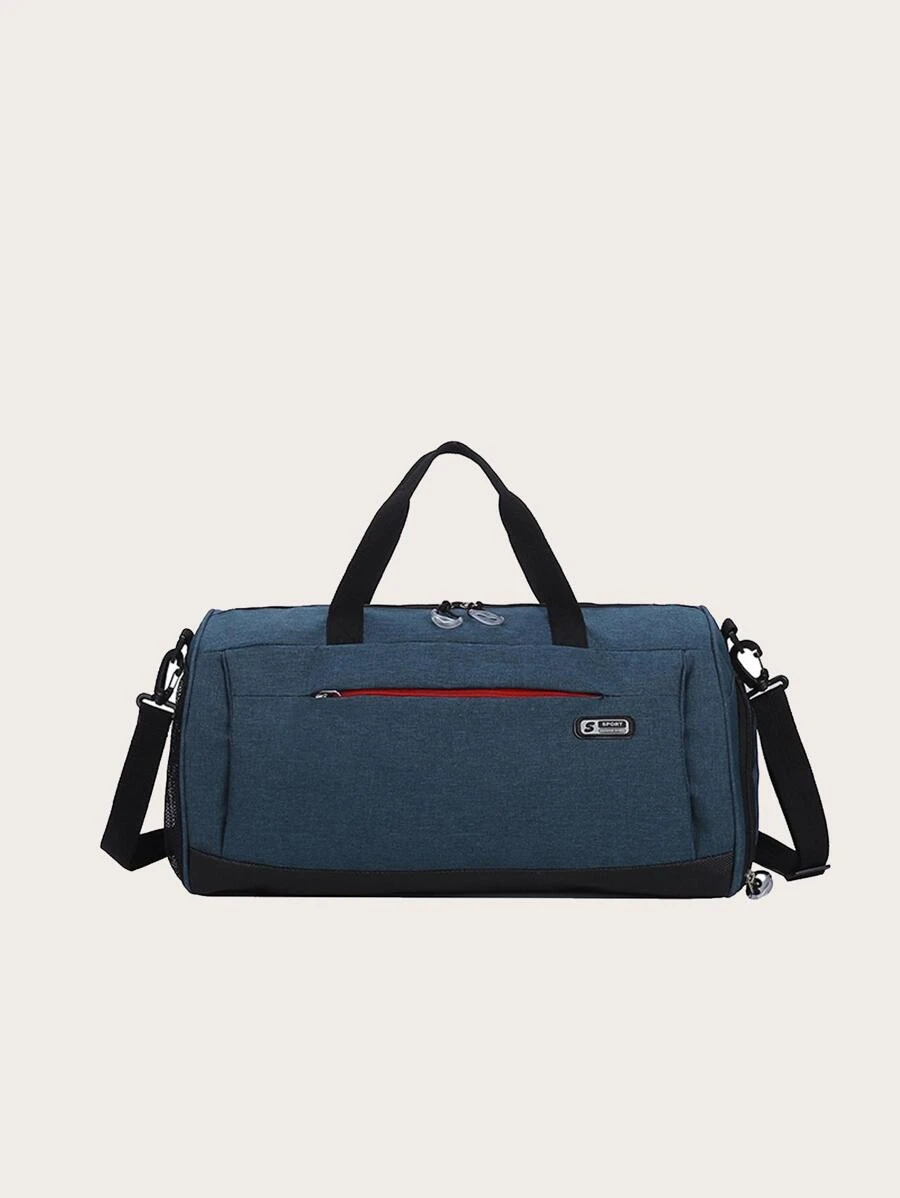 Sports Gym Bag Workout  Bag With Shoes Compartment Wet Pocket For Men And Women Durable - Blue - View 1