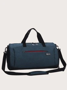 Sports Gym Bag Workout  Bag With Shoes Compartment Wet Pocket For Men And Women Durable - Blue - View 2