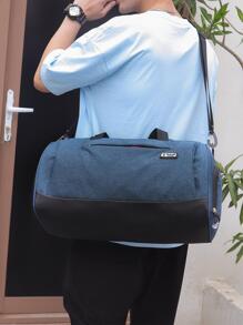 Sports Gym Bag Workout  Bag With Shoes Compartment Wet Pocket For Men And Women Durable - Blue - View 5