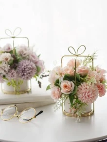 1 pieza Maceta en forma de corazón - Multicolor - Ver 2