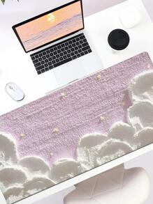 1pc Abstract Pattern Mouse Mat, Creative Multi-purpose Mouse Pad For Office - Multicolor - View 1