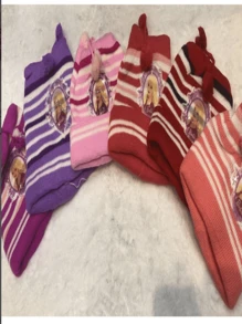 Touca infantil para o frio/ Touca de Frio de Gatinho / Touca infantil feminina - Roxo - Visão 4