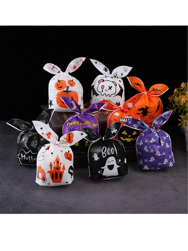 10pcs Halloween Pattern Gift Bag