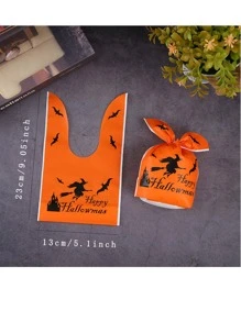 10pcs Halloween Pattern Gift Bag