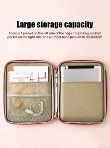 1 pieza Funda pad minimalista - Rosa - Ver 4