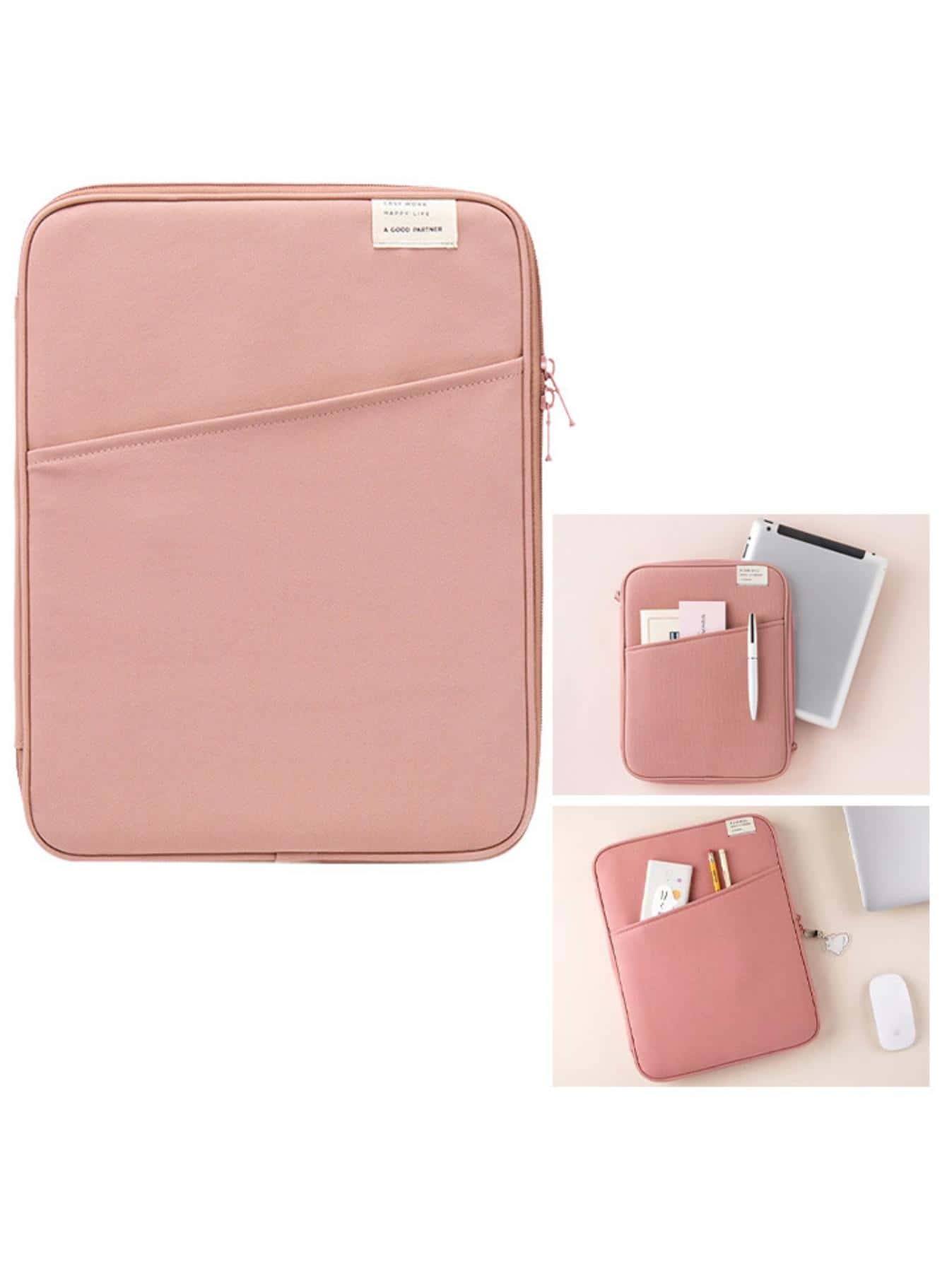 1 pieza Funda pad minimalista - Rosa - Ver 1