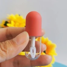 便携式唇彩管，1个透明化妆品分装器，适合户外旅行，价格实惠，可作为圣诞礼物、小礼品、化妆品、化妆工具、廉价好物、礼物、女士礼物、圣诞礼物、赠品、旅行必备品。 - 紅色 - 查看 1