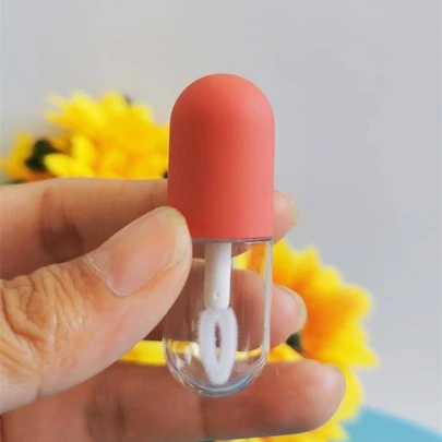 1 pieza Tubo portátil de brillo de labios, dispensador cosmético transparente para viajes al aire libre, económico, relleno de calcetines, maquillaje, herramientas de maquillaje, cosas baratas, regalos, regalos para mujeres, regalos de Navidad, sorteos, viajes, cosas baratas, esencial de viaje