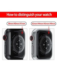 1 dây đeo đồng hồ silicon có khóa trang trí Apple Unisex, tương thích với Apple Watch Band 45mm 49mm 38mm 40mm 41mm 42mm 44mm, tương thích với Apple Watch Series Ultra/SE/8/7/6/5/4/3/2/1 (Không có dây đeo đồng hồ) - Bạc - Xem 5
