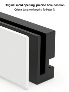 Solid Case Compatible With Nintendo Switch Dock - White - View 6