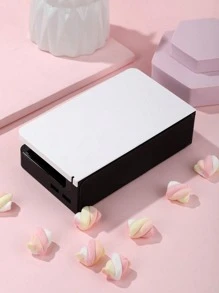 Solid Case Compatible With Nintendo Switch Dock - White - View 1