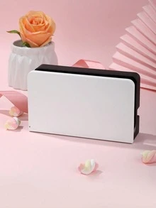 Solid Case Compatible With Nintendo Switch Dock - White - View 3