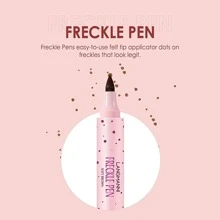 Freckle Pen Makeup,Natural Lifelike Fake Freckles Magic Freckle Color Pen,Soft Waterproof Long-Lasting Pen For Effortless Sunkissed Makeup (Soft Brown) - màu nâu - Xem 3