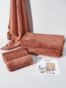 1 Cà Phê Chăn Mỏng/Trùm Giường Cho Chó Mèo Nhanh Khô Khăn Tắm - Cà phê nâu - Xem 2