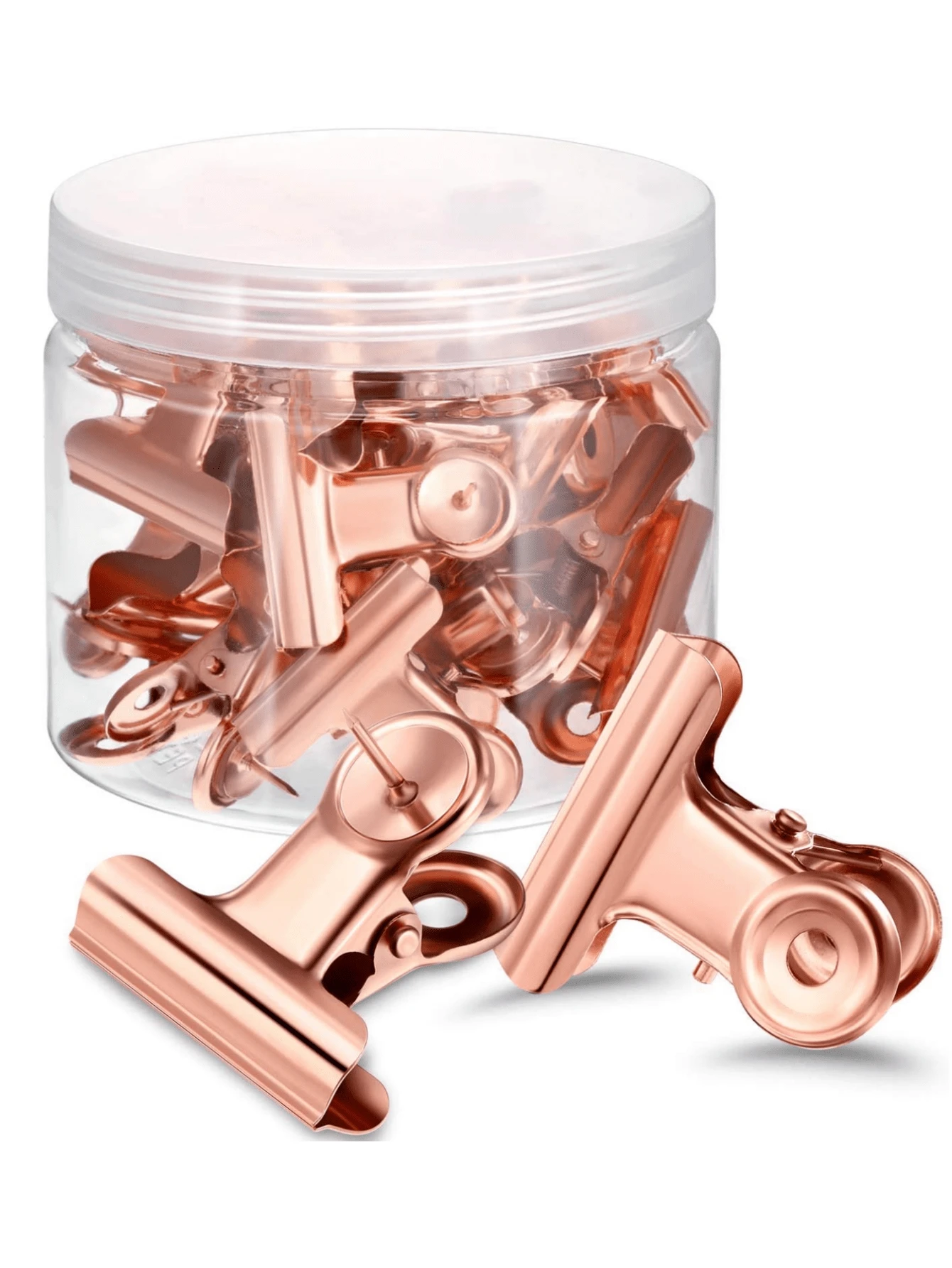 1box Rose Gold Hair Clips - Rose Gold - View 1