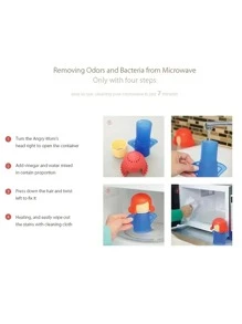 1入組圖形微波清潔 - 紅色 - 查看 4