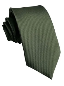 Gravatas Verde Oliva Masculina Casual Para Eventos