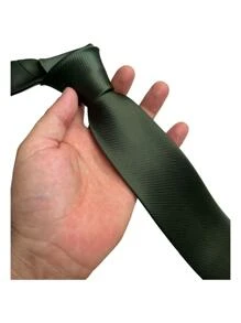 Gravatas Verde Oliva Masculina Casual Para Eventos