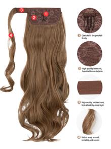 Phần mở rộng tóc tổng hợp Body Wave Ponytail - màu đen - Xem 4