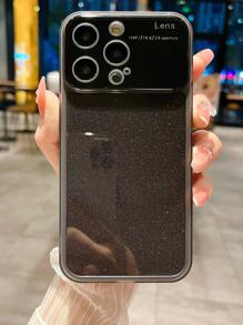 黑色金屬亮絲手機外殼 - 黑色 - 查看 4