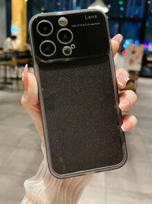 黑色金屬亮絲手機外殼 - 黑色 - 查看 3