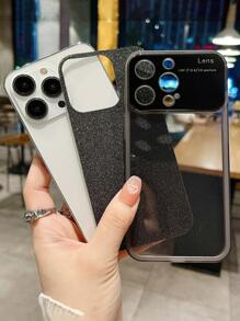 黑色金屬亮絲手機外殼 - 黑色 - 查看 2