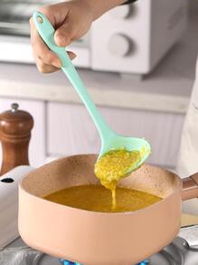 1入組素色矽膠湯勺