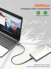 PD100W USB C 轉Type C 線，HEEMAX 快速充電線充電器相容於iPhone 15/15Plus/15 Pro/15 Pro Max、Samsung S23/S22/S21/S20 Ultra、Note 20/10、MacBook Pro/Air、iPad Pro 12.9 11 Air Mini、Pixel、榮耀、OPPO - 黑色 - 查看 6