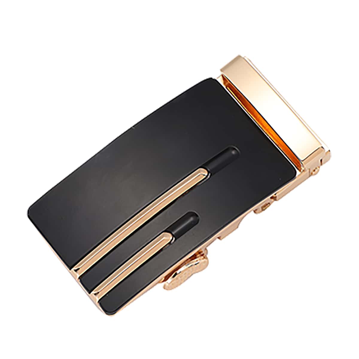 חגורה עסקית אבזם אוטומטי לגברים 1 יחידה לחיי היומיום - חום - ראה 2