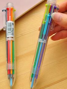 1pc Multicolor Ballpoint Pen(random Color) - Multicolor - View 4