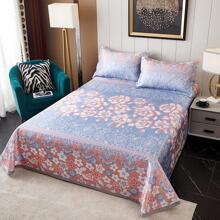 3入組冰絲床上用品帶提花&印花設計,可機洗 - 彩色 - 查看 2