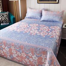 3入組冰絲床上用品帶提花&印花設計,可機洗 - 彩色 - 查看 3