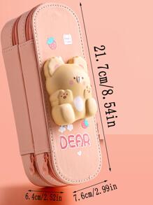 1pc Cartoon Graphic Pencil Bag