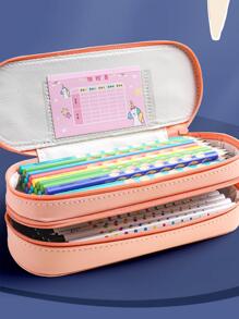 1pc Cartoon Graphic Pencil Bag