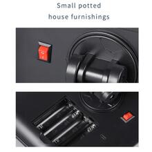 1pc Foldable Desktop Makeup Mirror With Light