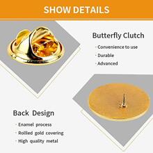 suteyi 1入組安全的帶琺瑯彩虹胸針西裝領別針,服裝後背包帽裝飾用品,樂趣胸章首飾類禮品 - 彩色 - 查看 3