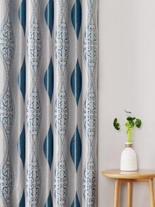Jacquard Chi tiết Rèm đơn - Nhiều màu - Xem 5
