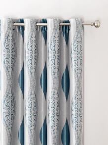 Jacquard Chi tiết Rèm đơn - Nhiều màu - Xem 4