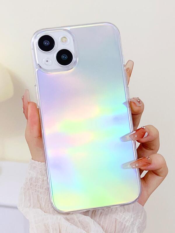 1 قطعة من الغطاء الشفاف للهاتف المحمول من اليوريثان الحراري المطبوع برسوم الكرتون والليزر متوافق مع iPhone 14