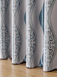 Jacquard Chi tiết Rèm đơn - Nhiều màu - Xem 8