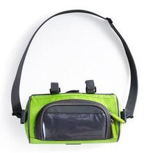 Outdoor Cycling Touch Screen Visible Navigation Front Tube Storage Bag For Bicycle - Green - View 2