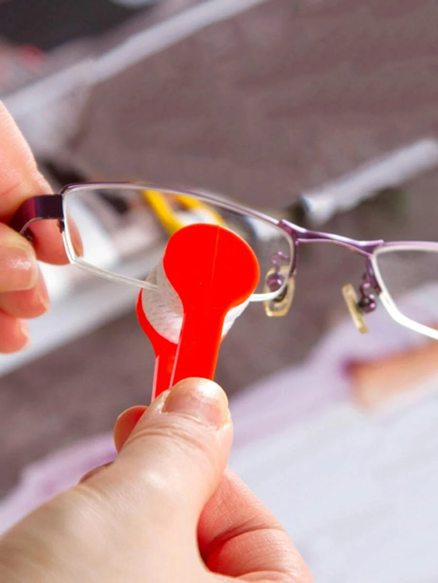 1入組眼鏡清潔刷 - 紅色 - 查看 1