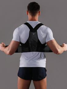 JINGBA SUPPORT (Suggérez d'acheter une taille au-dessus) Ceinture correctrice de posture réglable, support dorsal correcteur de posture des épaules, unisexe - Noir - Voir 7