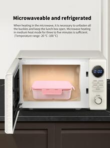 1 件多格午餐盒、厨房、圣诞礼物、学校用品 - 粉色 - 查看 6