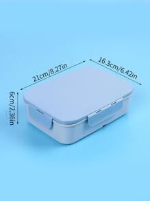 1 hộp đựng cơm trưa nhiều ngăn, nhà bếp, quà tặng Giáng sinh - Màu xanh lam - Xem 5