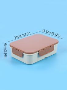 1 hộp đựng cơm trưa nhiều ngăn, nhà bếp, quà tặng Giáng sinh - màu nâu - Xem 6