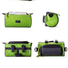 Outdoor Cycling Touch Screen Visible Navigation Front Tube Storage Bag For Bicycle - Green - View 10